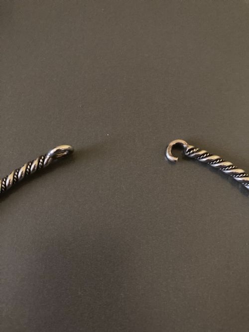 DANISH SILVER TORQUE 1950S - ADDITIONAL PHOTO 5