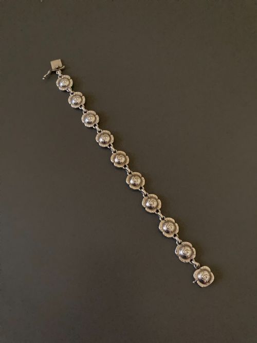 GEORG JENSEN DANISH SILVER BRACELET NO 44 - ADDITIONAL PHOTO 1