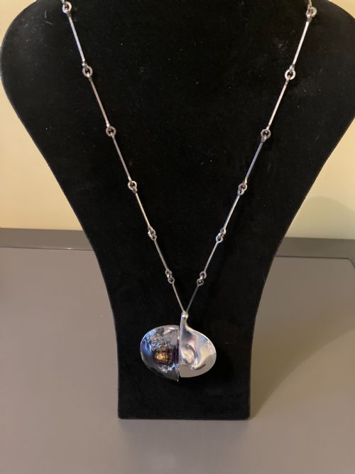 LAPPONIA FINNISH SILVER AND ACRYLIC PENDANTNECKLACE KILIMANJARO - ADDITIONAL PHOTO 3