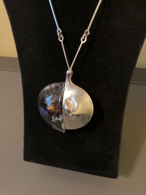 LAPPONIA FINNISH SILVER AND ACRYLIC PENDANTNECKLACE KILIMANJARO - ADDITIONAL PHOTO 4