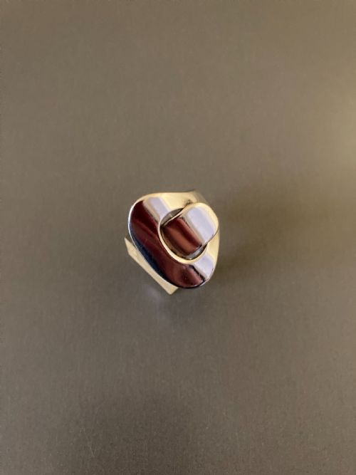 hans hansen danish silver ring 1960s - CATEGORY: ANTIQUE JEWELLERY - DATED 1960
