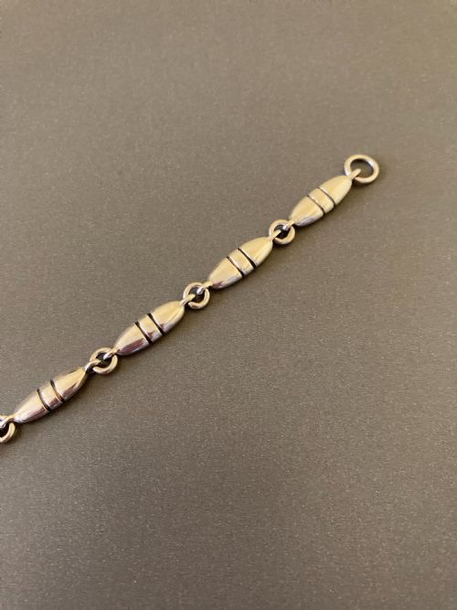 GEORG JENSEN DANISH SILVER BRACELET NO 391 - ADDITIONAL PHOTO 3