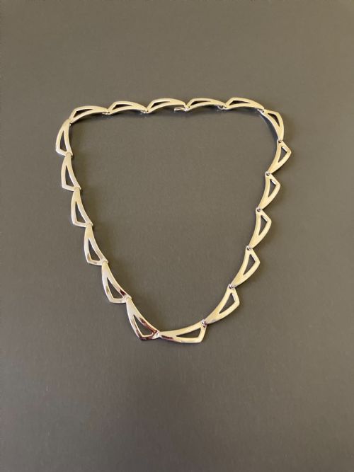 danish silver necklace by randers silver 1960s - CATEGORY: ANTIQUE JEWELLERY - DATED 1960