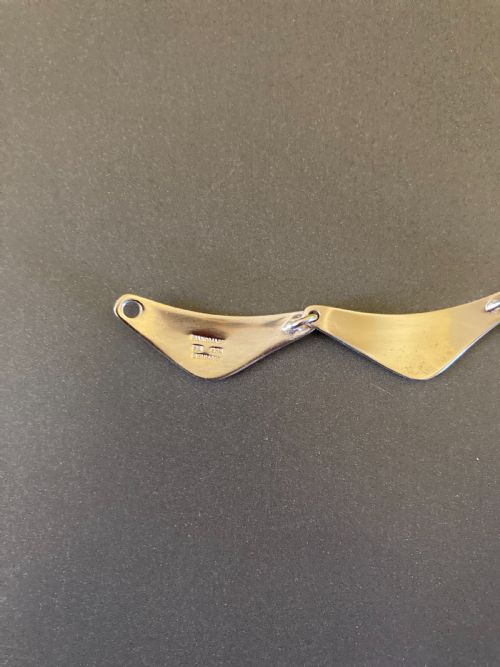 DANISH SILVER NECKLACE BY RANDERS SILVER 1960S - ADDITIONAL PHOTO 7
