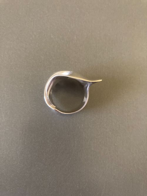 RARE GEORG JENSEN DANISH SILVER RING 1960S - ADDITIONAL PHOTO 3