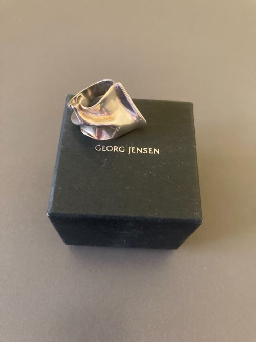 RARE GEORG JENSEN DANISH SILVER RING 1960S - ADDITIONAL PHOTO 5