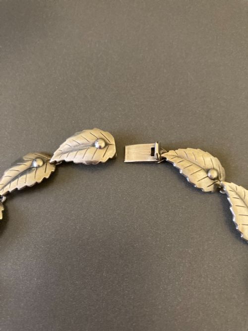 DANISH SILVER NECKLACE 1950S - ADDITIONAL PHOTO 4