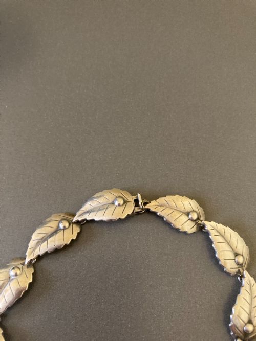 DANISH SILVER NECKLACE 1950S - ADDITIONAL PHOTO 5