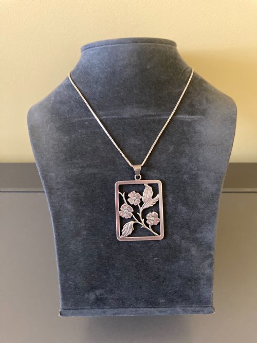 DANISH SILVER PENDANT 1930S - ADDITIONAL PHOTO 2