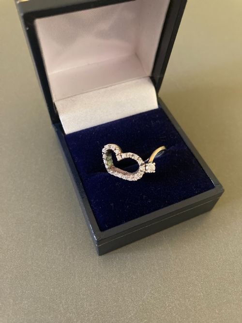DANISH SILVER AND ZIRCONIA RING 1960S BY RANDERS SILVER - ADDITIONAL PHOTO 3