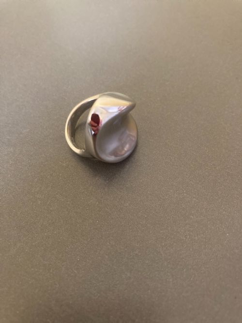 DANISH SILVER RING BY RANDERS SILVER 1960S - ADDITIONAL PHOTO 2