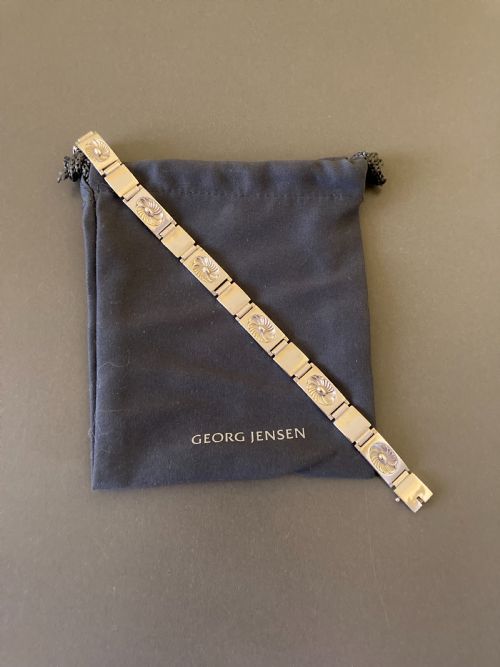 GEORG JENSEN DANISH SILVER BRACELET NO 56B BY HENRY PILSTRUP - ADDITIONAL PHOTO 2
