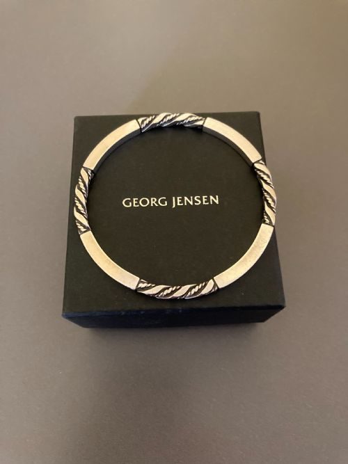 GEORG JENSEN DANISH SILVER BANGLE NO 17C - ADDITIONAL PHOTO 3