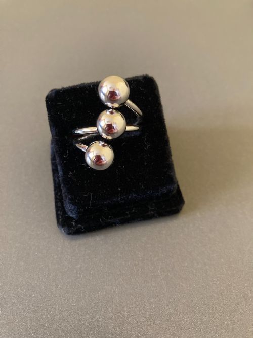 DANISH SILVER RING BY RANDERS SILVER 1960S - ADDITIONAL PHOTO 1