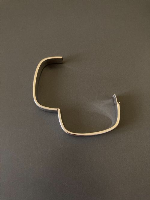 DANISH SILVER BANGLE BY RANDERS SILVER 1960S - ADDITIONAL PHOTO 3