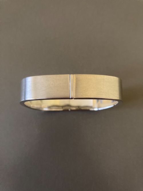 DANISH SILVER BANGLE BY RANDERS SILVER 1960S - ADDITIONAL PHOTO 5