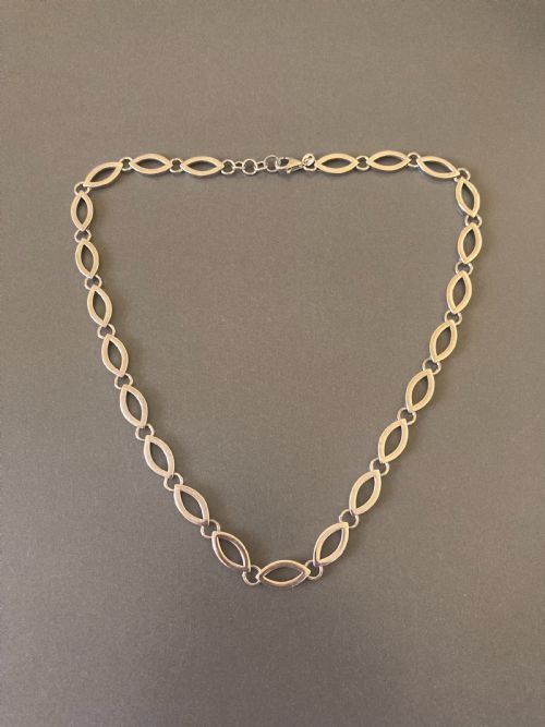 danish silver necklace 1960s by randers silver - CATEGORY: ANTIQUE SILVER - DATED 1960