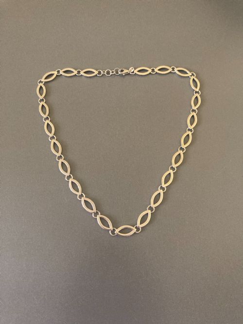 DANISH SILVER NECKLACE 1960S BY RANDERS SILVER - ADDITIONAL PHOTO 3