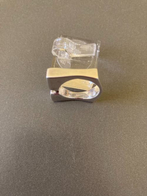 DANISH SILVER RING 1960S BY RANDERS SILVER - ADDITIONAL PHOTO 6