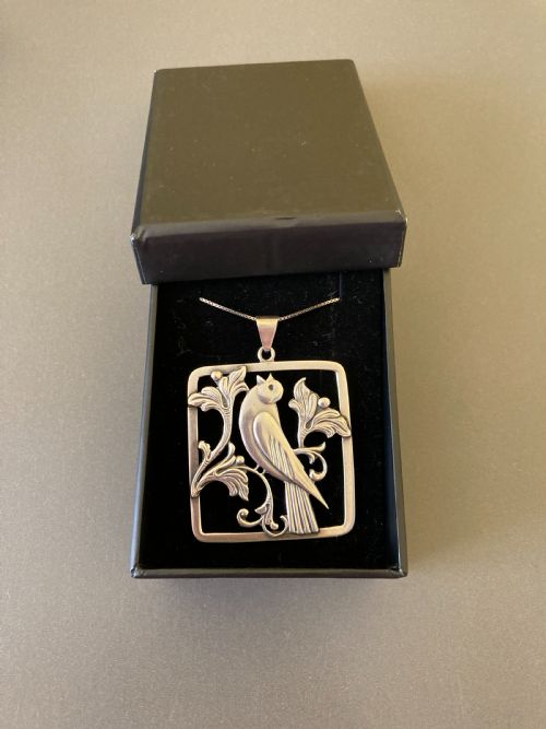 DANISH SILVER PENDANT 1930S - ADDITIONAL PHOTO 5