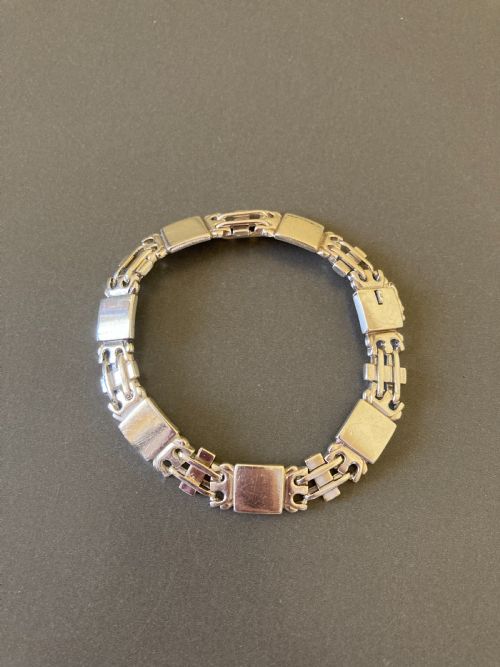 GEORG JENSEN DANISH SILVER BRACELET NO 48 - ADDITIONAL PHOTO 5