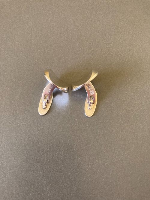 GEORG JENSEN DANISH SILVER CUFF LINKS NO 107 - ADDITIONAL PHOTO 2
