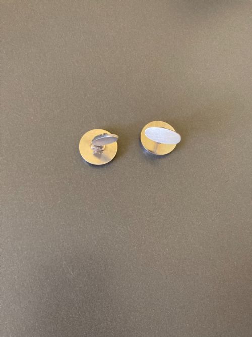 GEORG JENSEN DANISH SILVER CUFF LINKS NO 107 - ADDITIONAL PHOTO 3