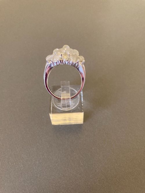 DANISH SILVER RING WITH MOONSTONES - ADDITIONAL PHOTO 2