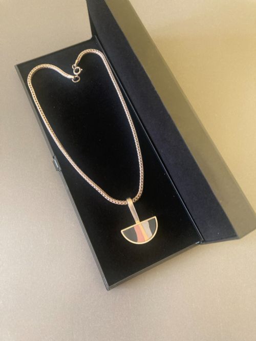 DANISH SILVER PENDANT BY HILKE ANDERSEN - ADDITIONAL PHOTO 5