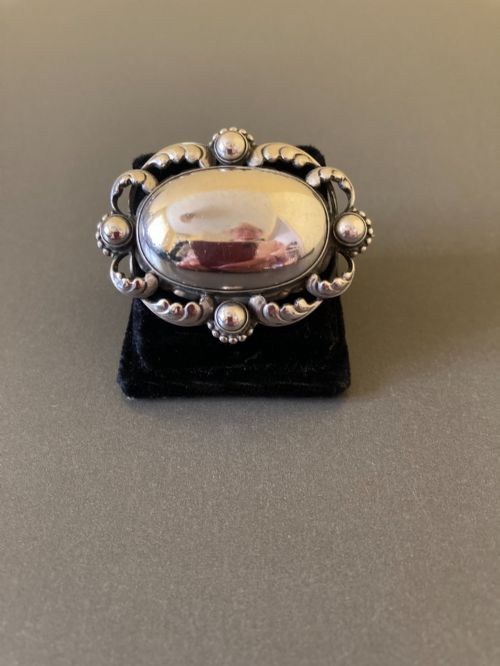 Georg Jensen Danish Silver Brooch. No 158.