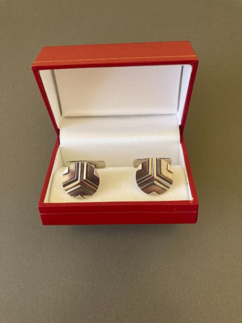 Georg Jensen Danish Silver Cuff Links. No 60 B.