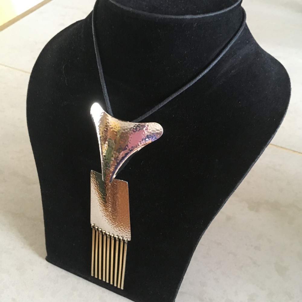 Danish Silver Pendant by Hermann Siersbol. 1960s. RESERVED