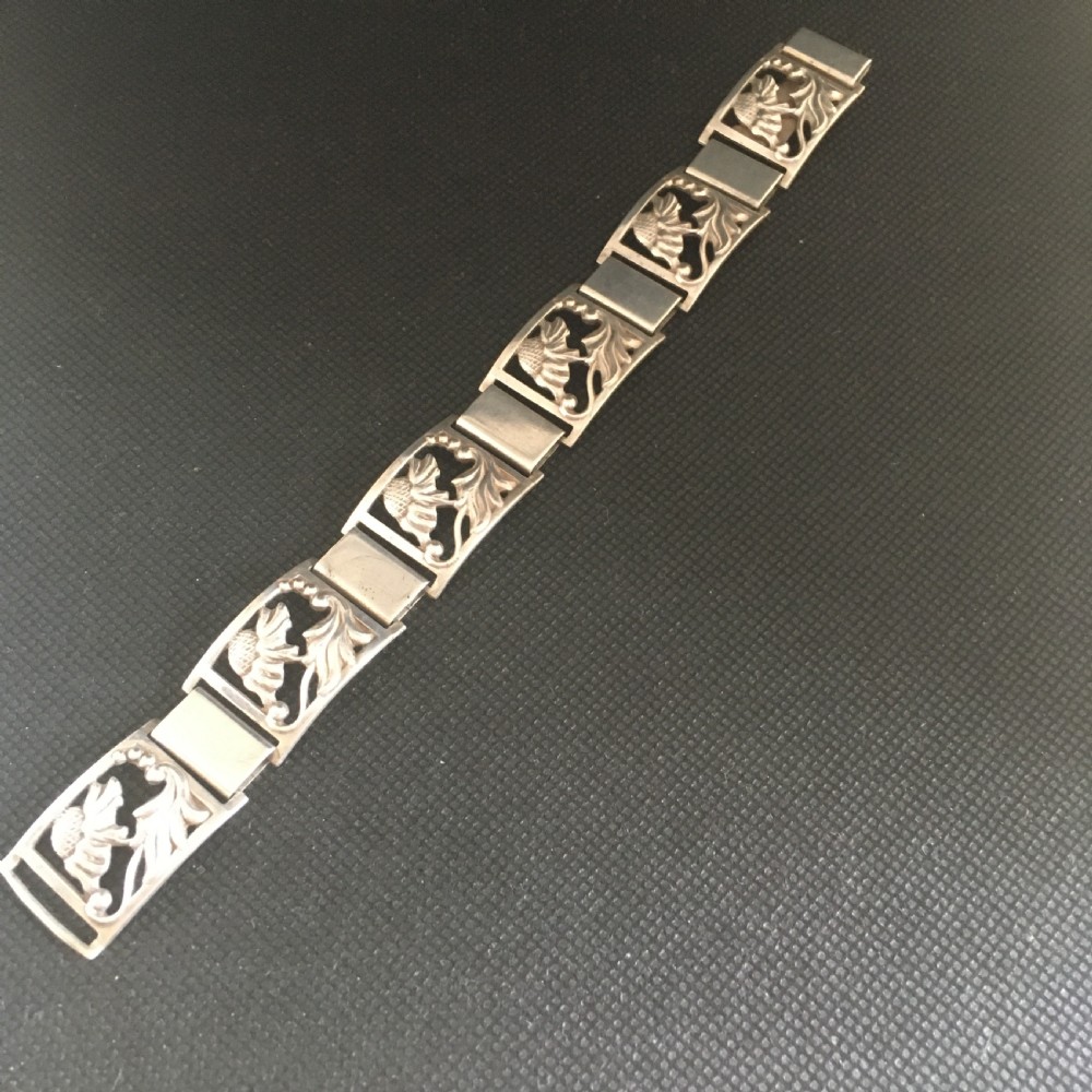 Danish Silver Bracelet. 1950s.