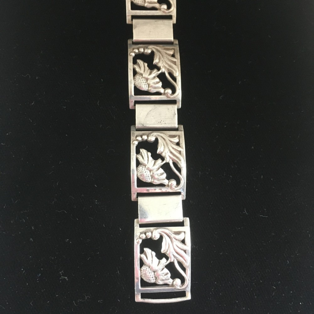 Danish Silver Bracelet. 1950s. View II