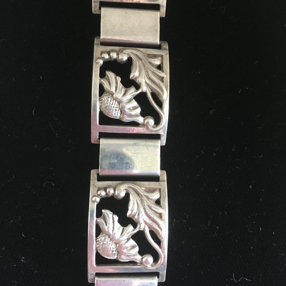 Danish Silver Bracelet. 1950s. View III