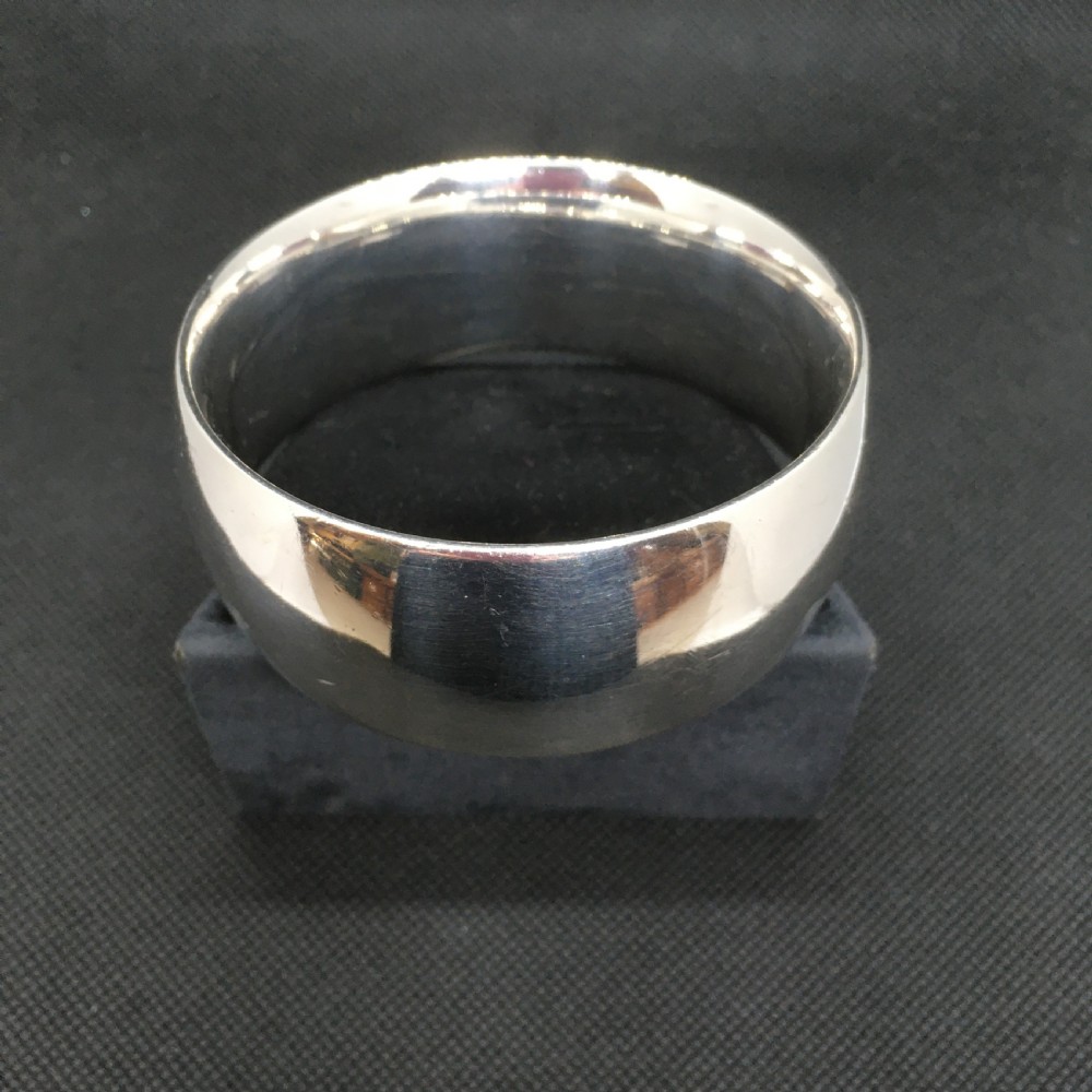 Danish Silver Bangle. 1960s. By Regitze Overgaard. View IV