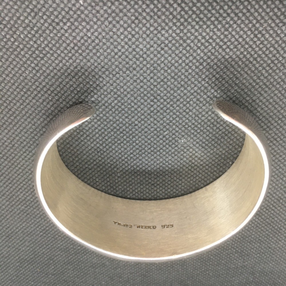 Taxco, Mexico, Sterling Silver Bangle. 1960s. View V