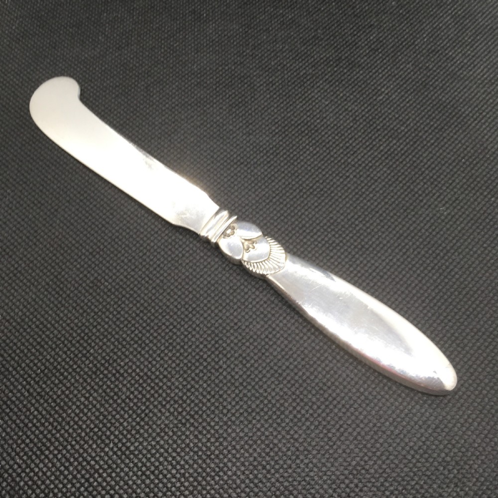 Georg Jensen Silver Butter Knife. 