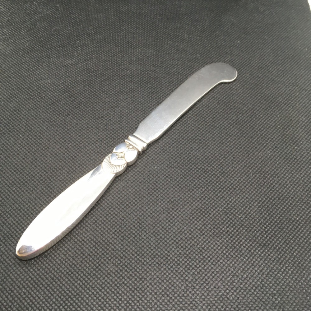 Georg Jensen Silver Butter Knife. 