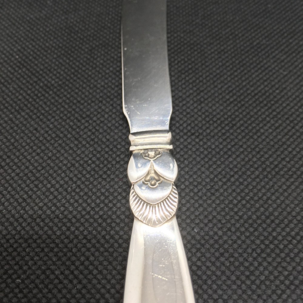 Georg Jensen Silver Butter Knife. 