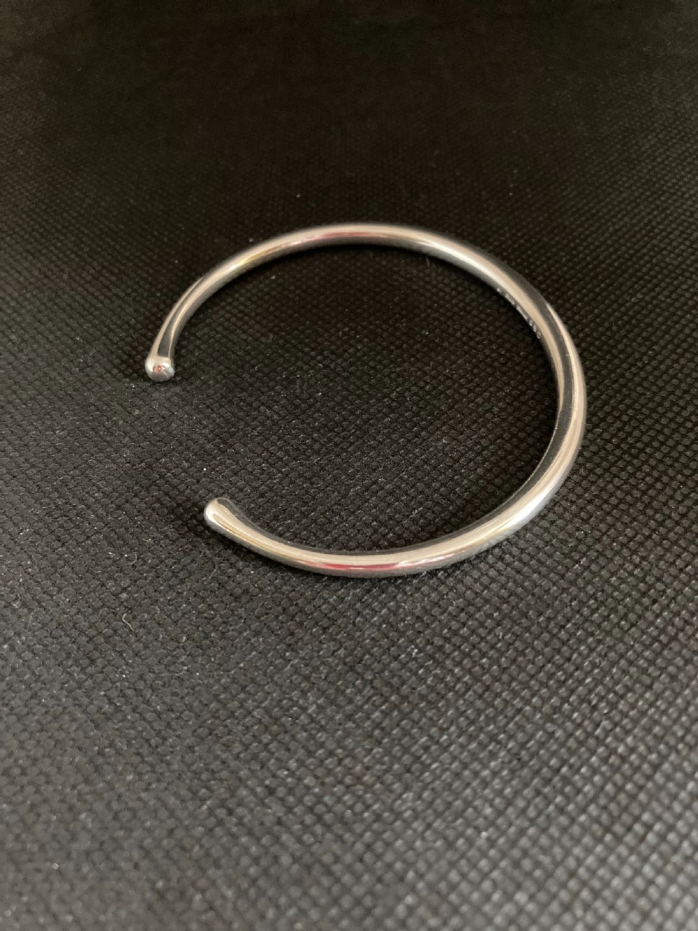 Georg Jensen Danish Silver Bangle. 1960s. View III