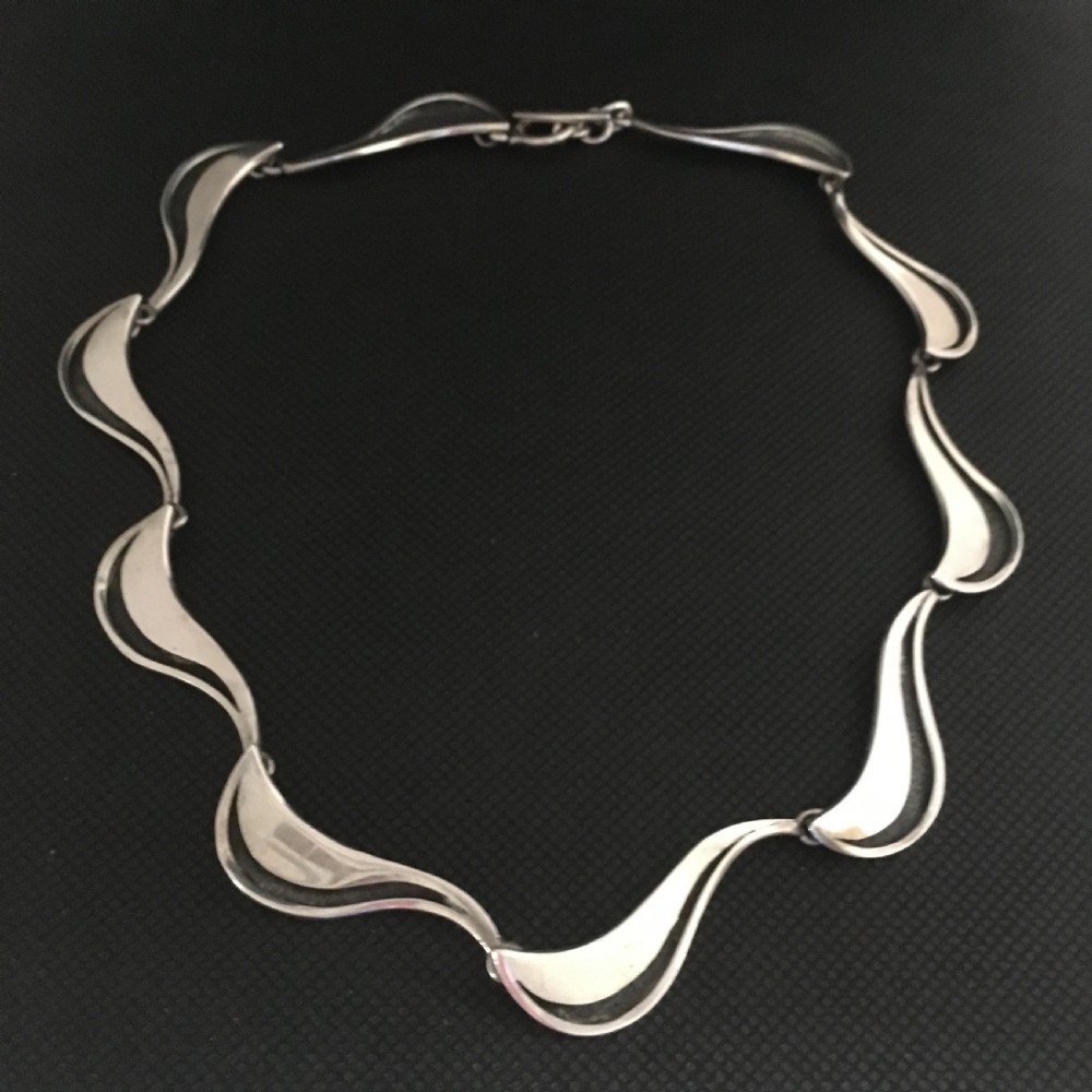 Danish Silver Pendant. 1960s