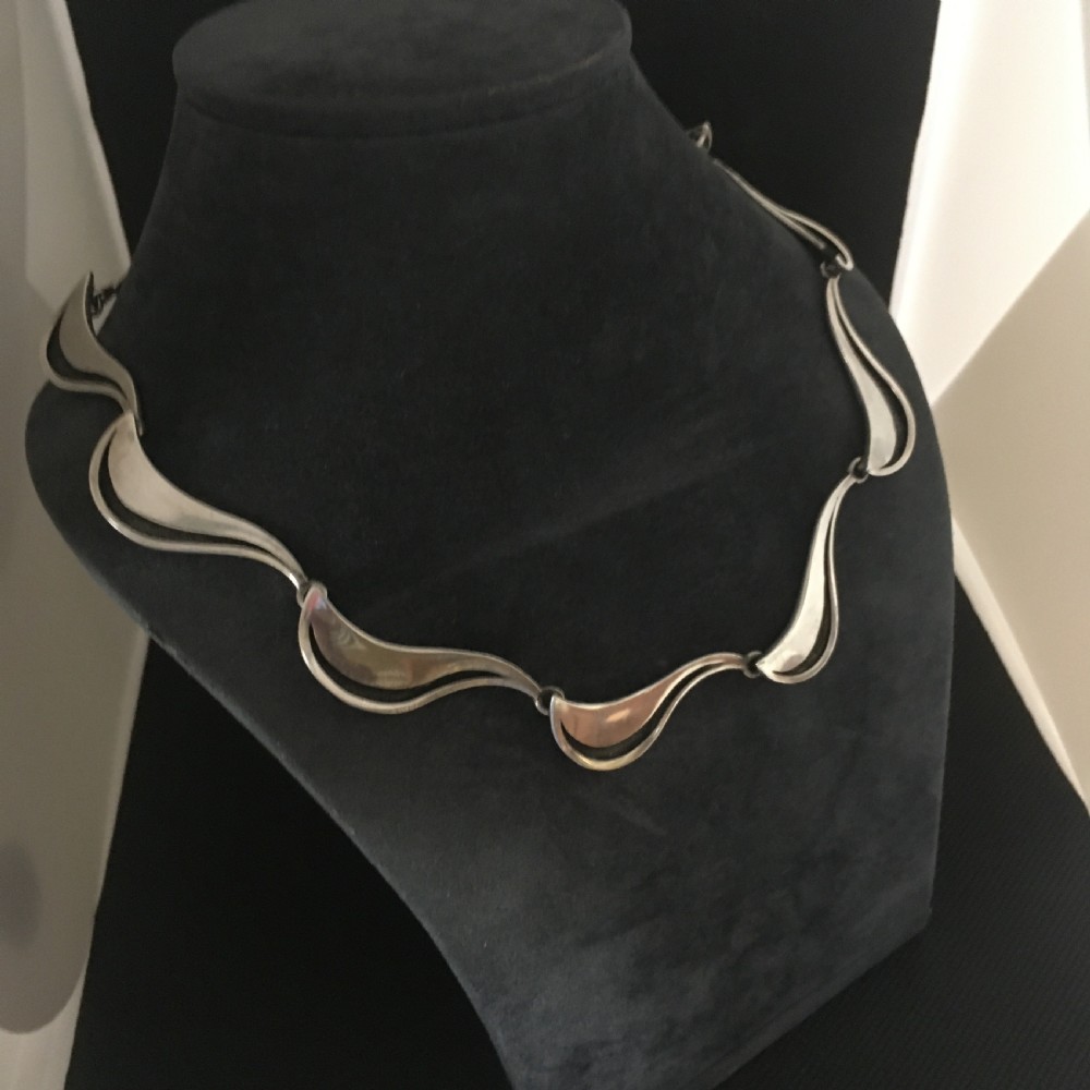 Danish Silver Pendant. 1960s View II
