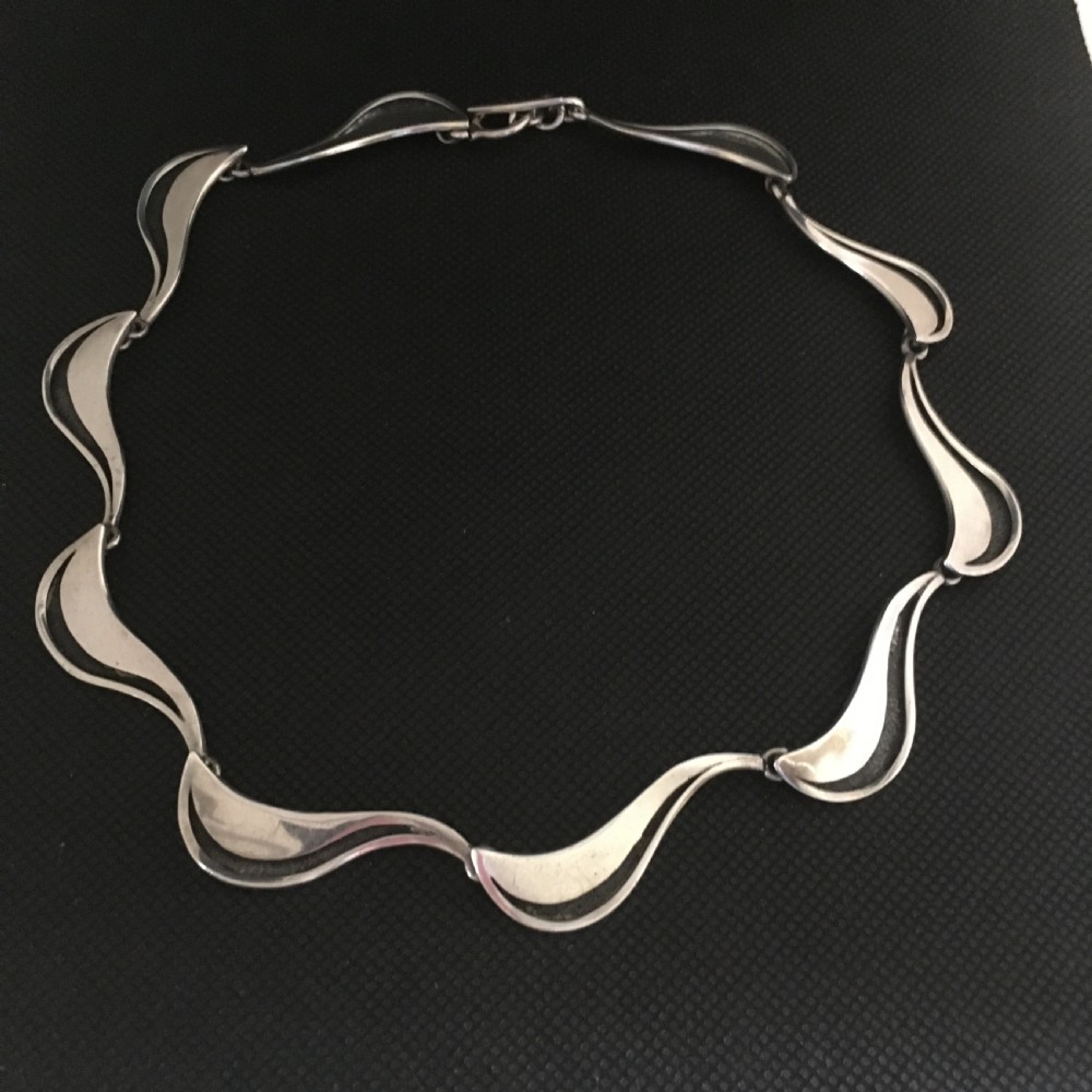 Danish Silver Pendant. 1960s View III