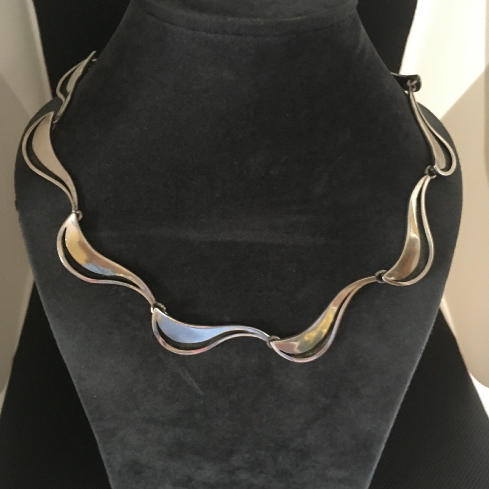 Danish Silver Pendant. 1960s View IV