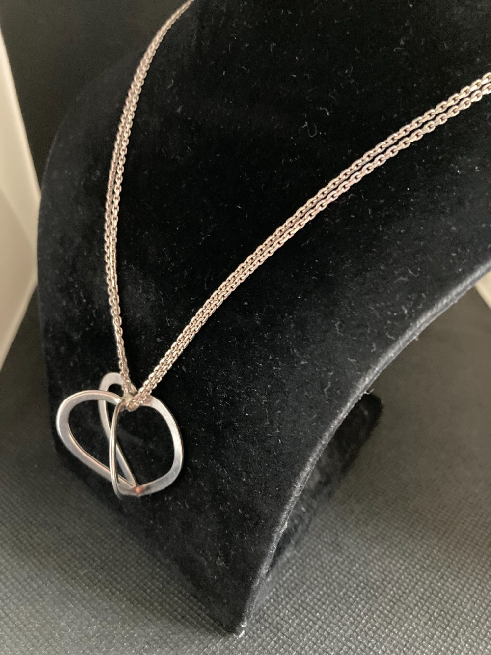 Danish Silver Heart Pendant on 