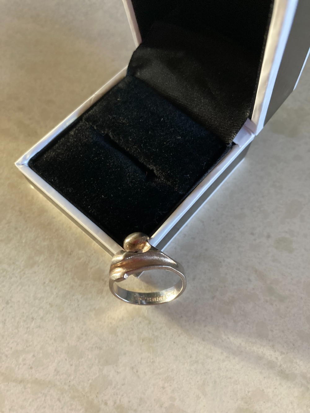 Lapponia Sterling Silver Ring. By Bjorn Weckstrom. View III