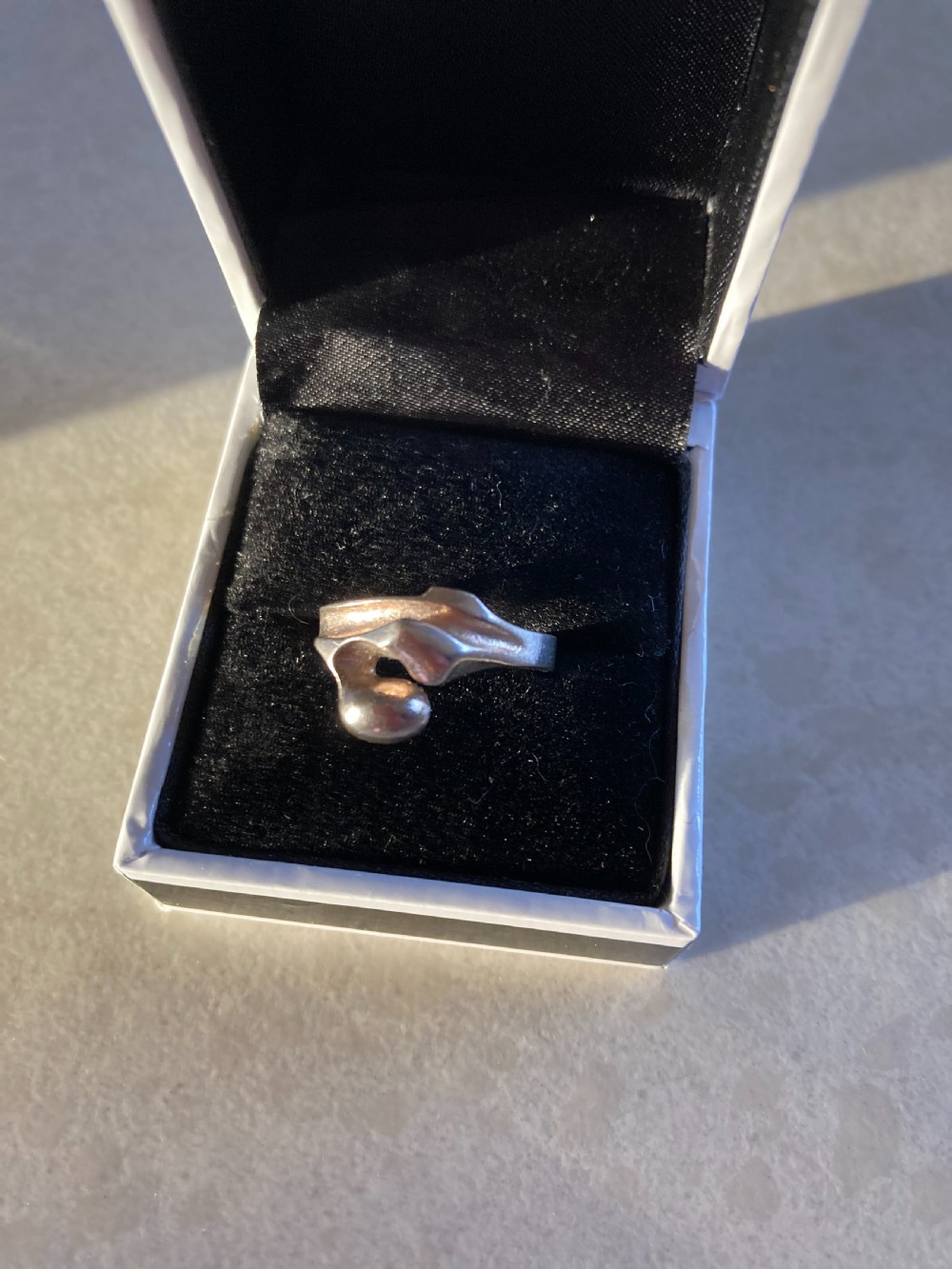 Lapponia Sterling Silver Ring. By Bjorn Weckstrom. View VI