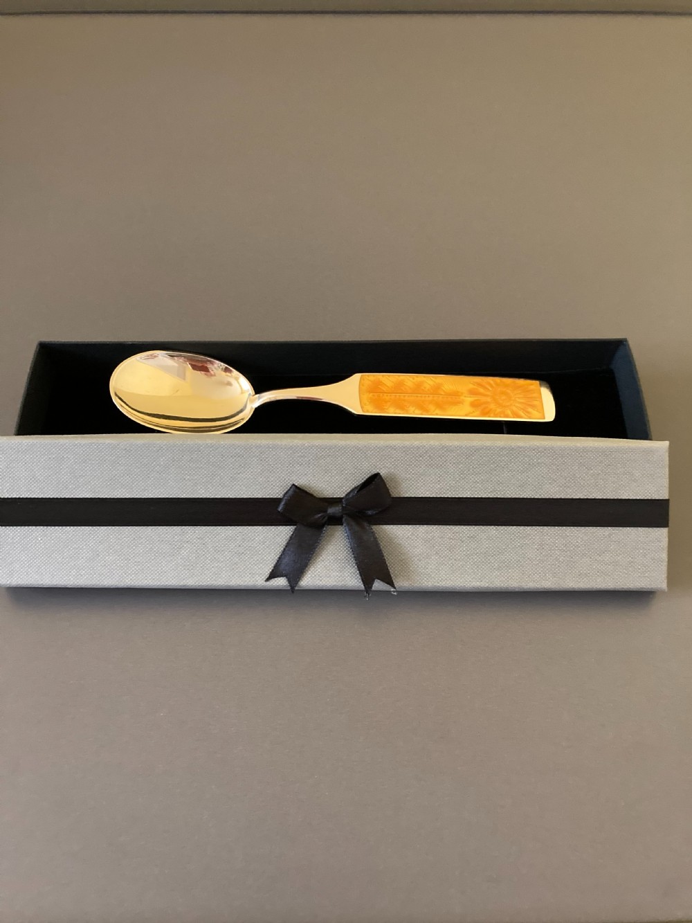 Danish Silver Gilt and Enamel Christmas Spoon. 1967. View III