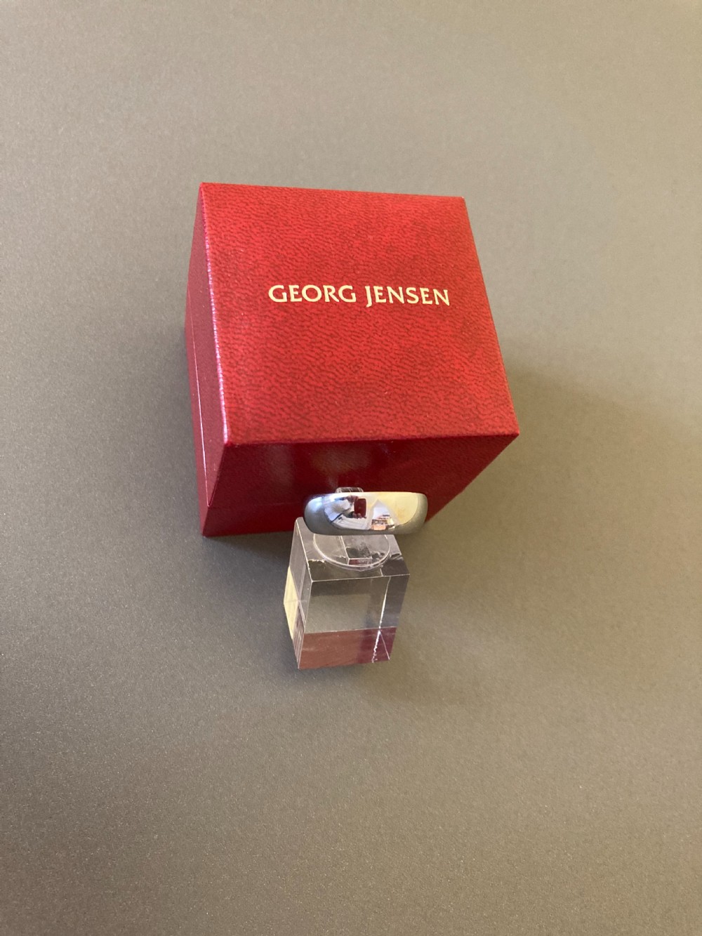 Georg Jensen 18ct White Gold Ring. View II